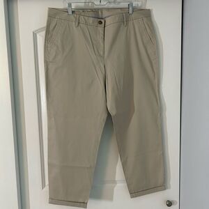 Talbots NWOT Relaxed Chino Tan Pants